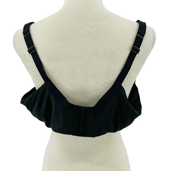 Lane Bryant Cacique Black Lightly Lined Full Coverage Bra Size 44DDD - Picture 3 of 9